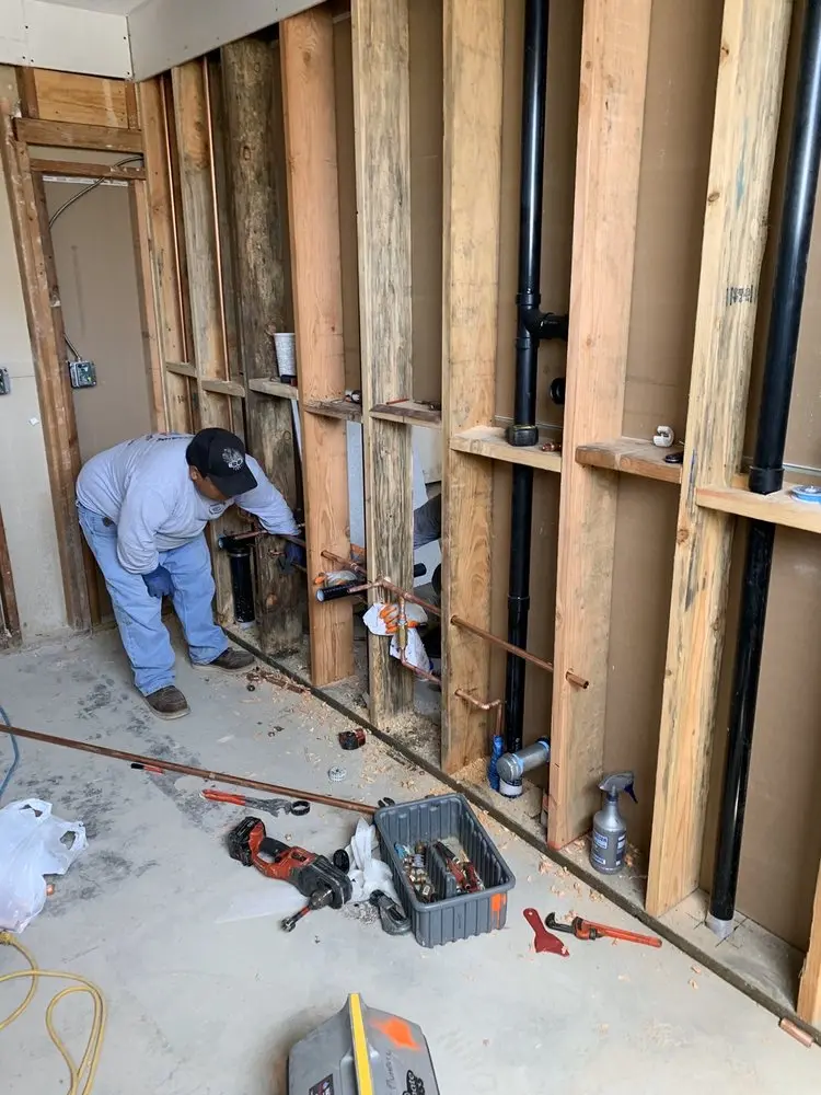 Commercial rough-in plumbing for Gas Line Repair in South Fork
